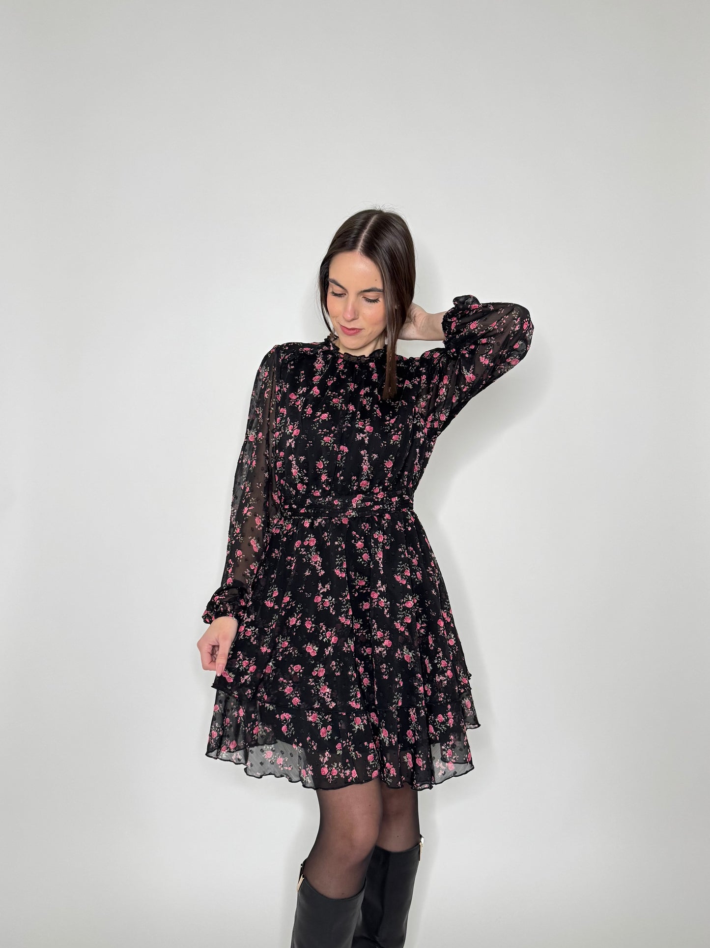 Abito Bloom Noir fantasia