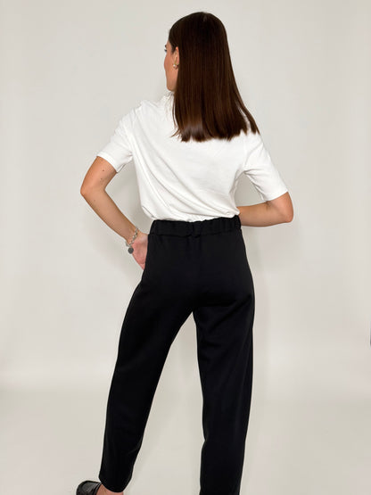 Pantalone ovetto in misto viscosa