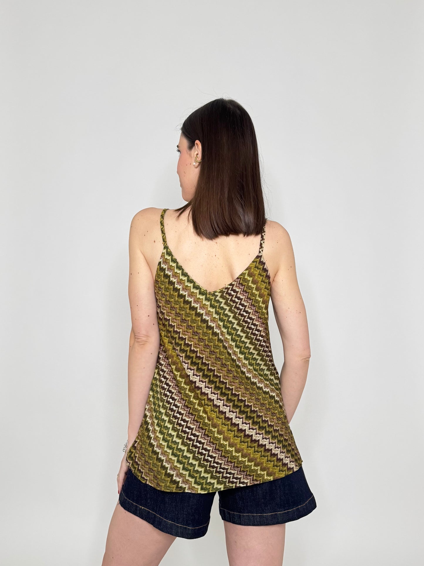 Top in viscosa stampa Missoni