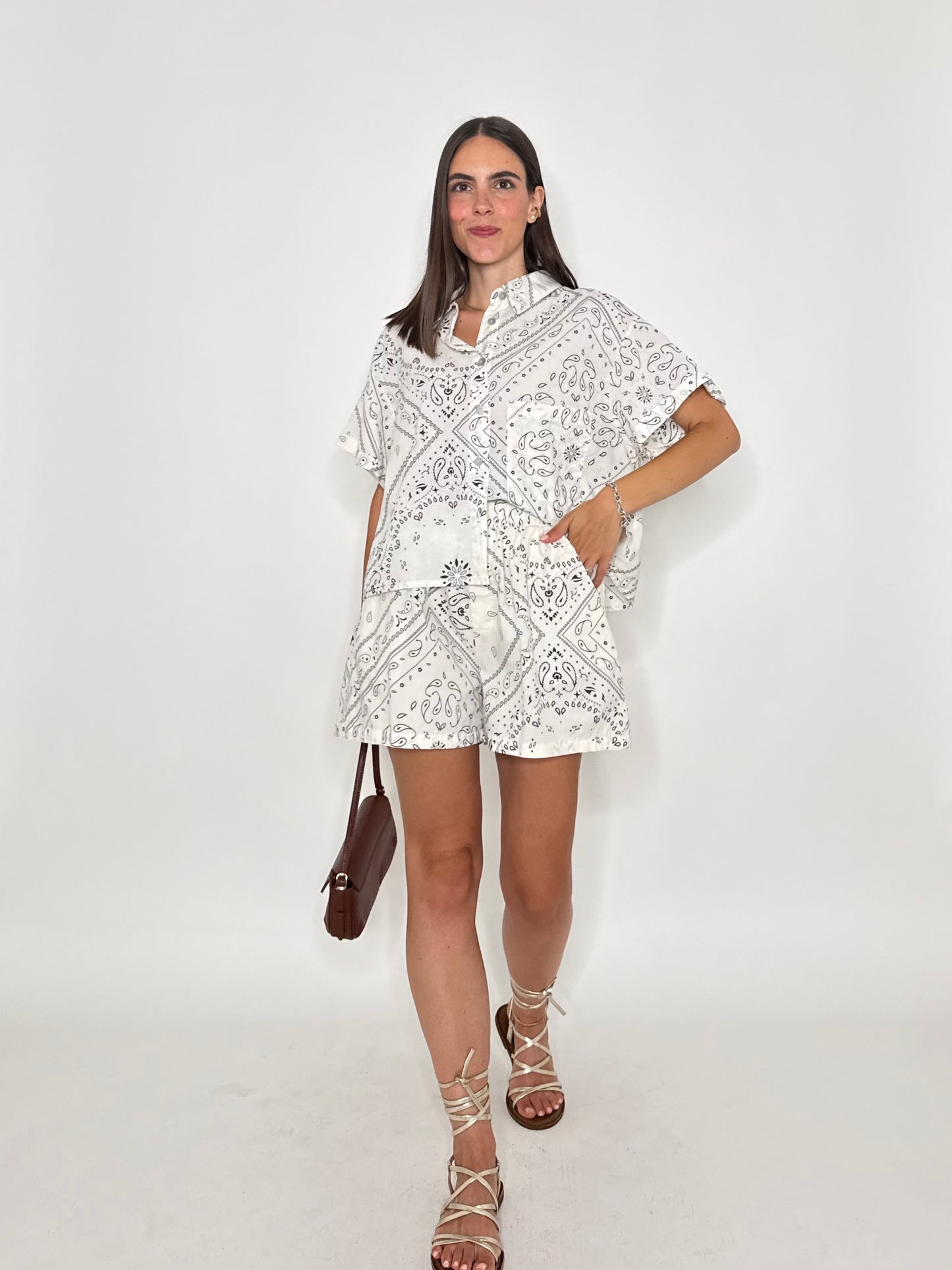 Camicia Bandana Burro 100% cotone