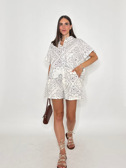 Camicia Bandana Burro 100% cotone