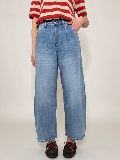 Jeans Ballon Soft in cotone leggero