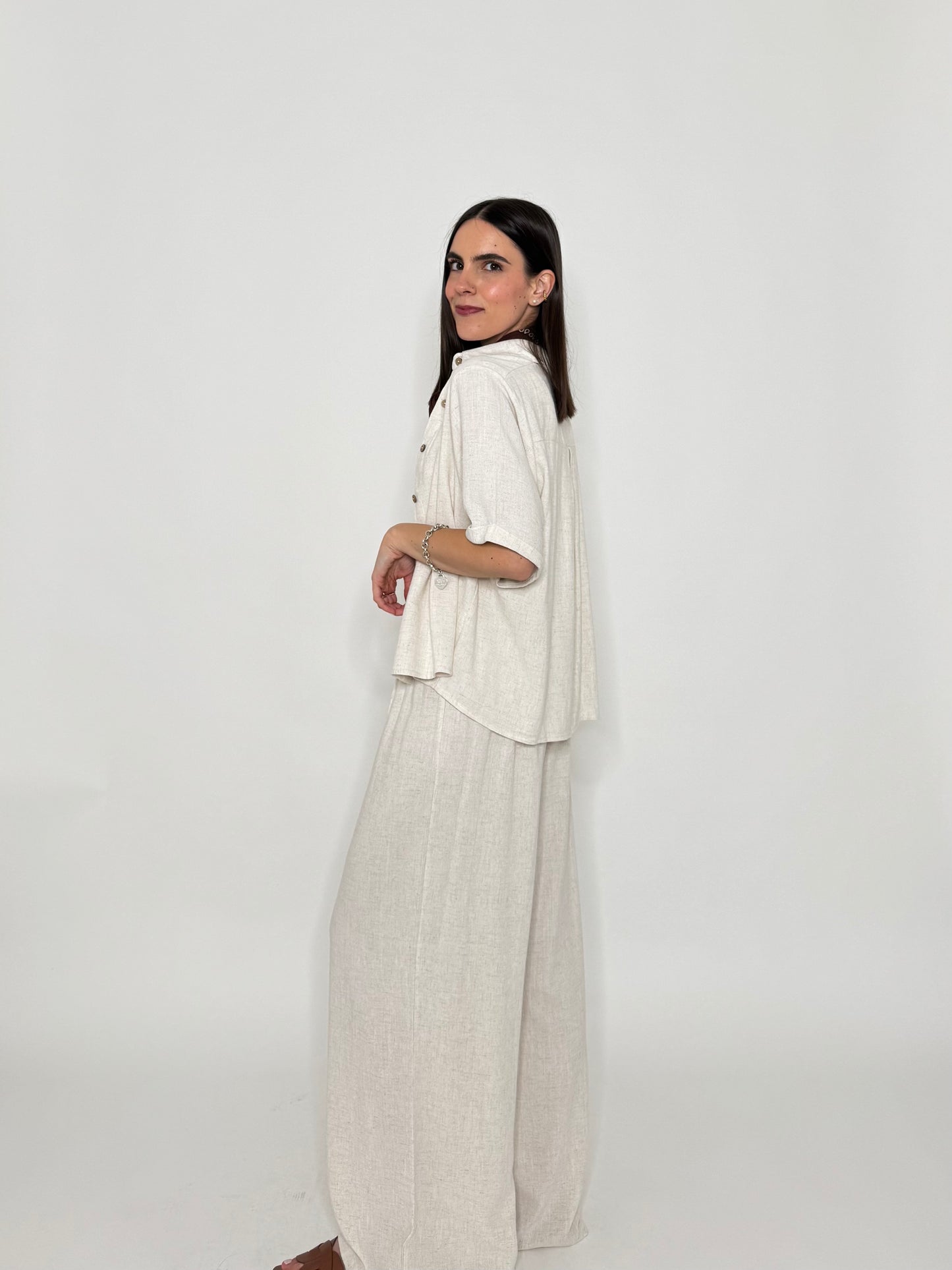 Completo Sofi in 100% cotone Panna