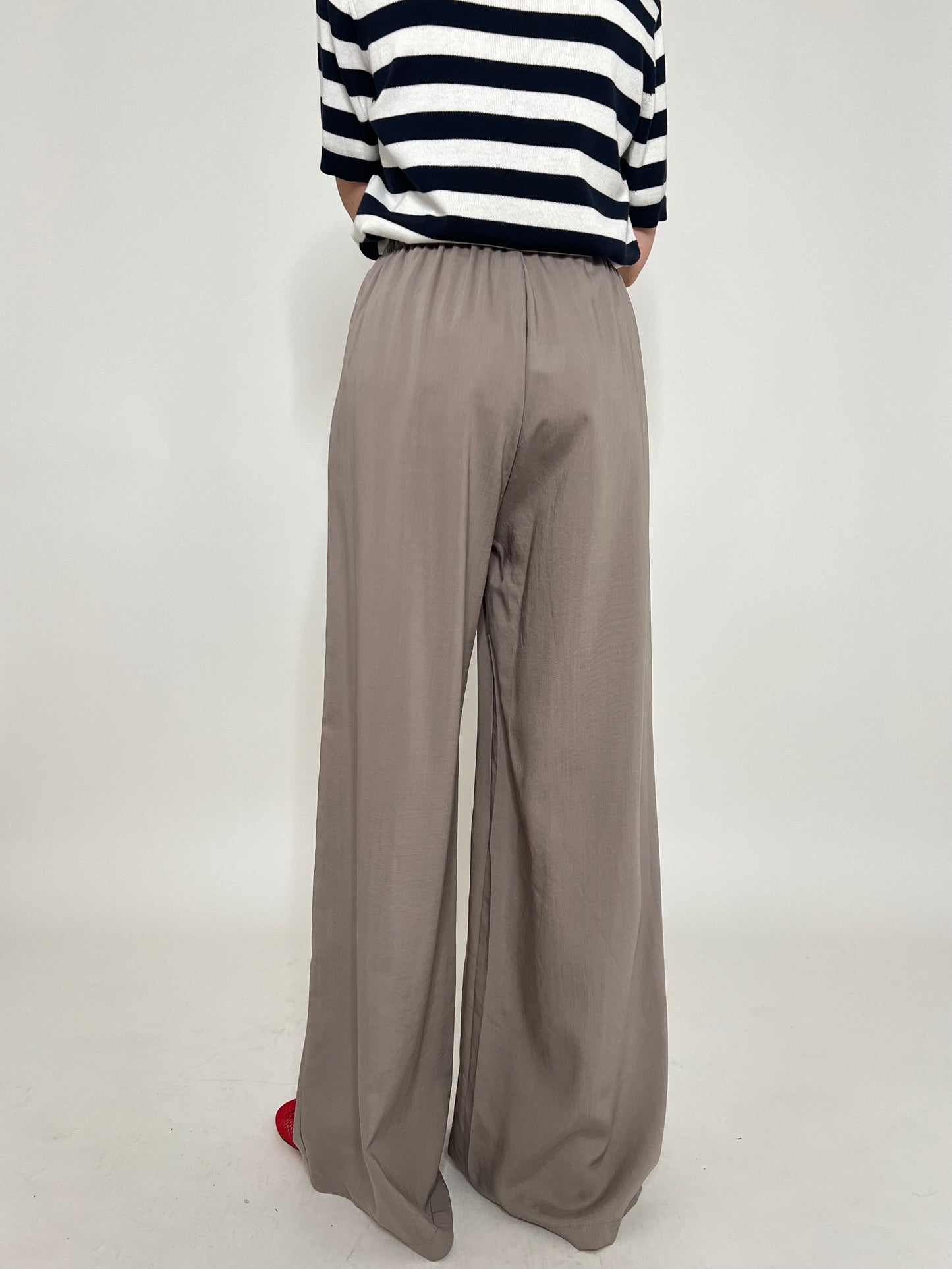 Pantalone morbido in 100% tencel Fango
