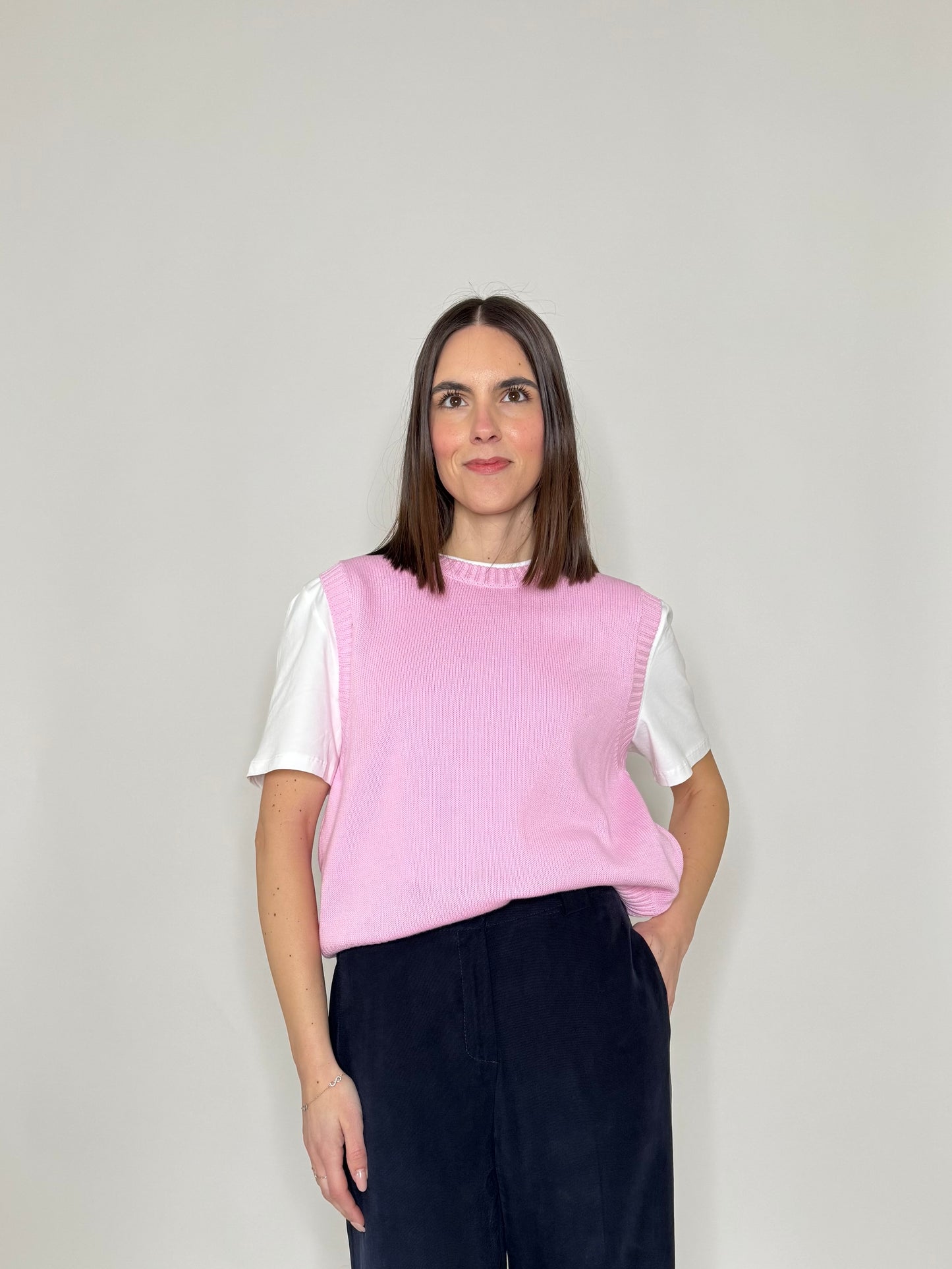 Gilet basic 100% cotone Bubble