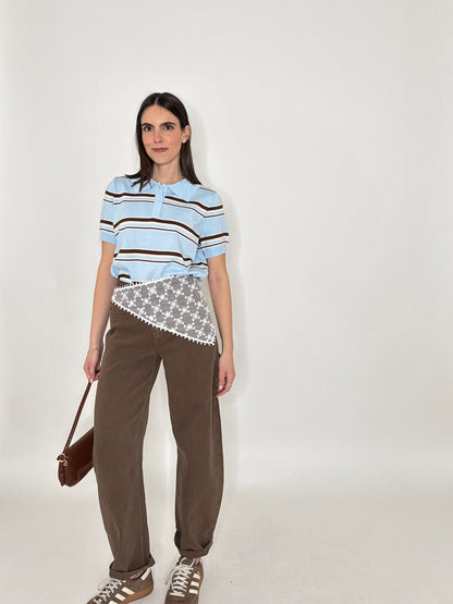 Jeans barrel fit Nutella
