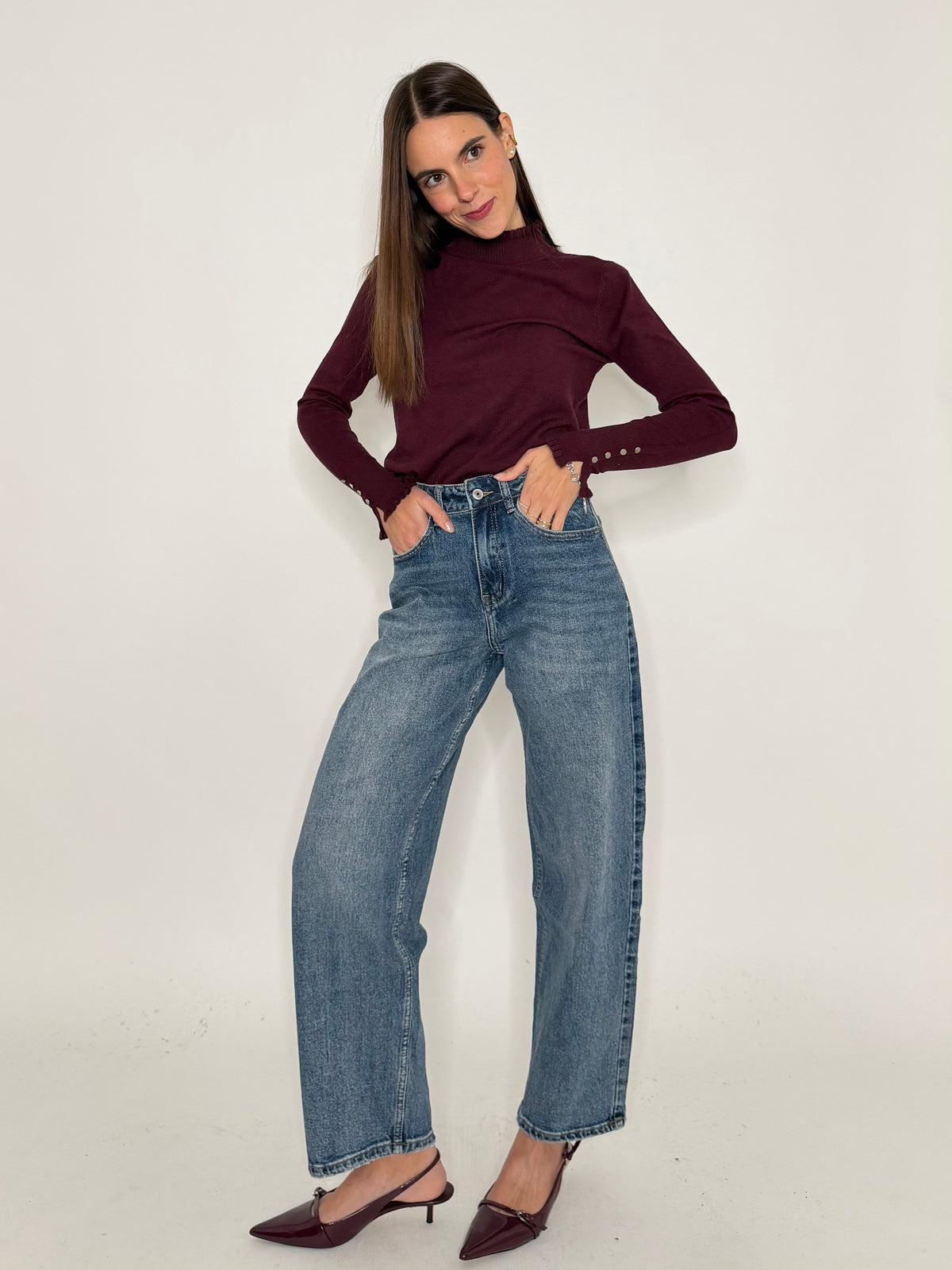 Jeans Barrell “Aria” Fit Denim Blue