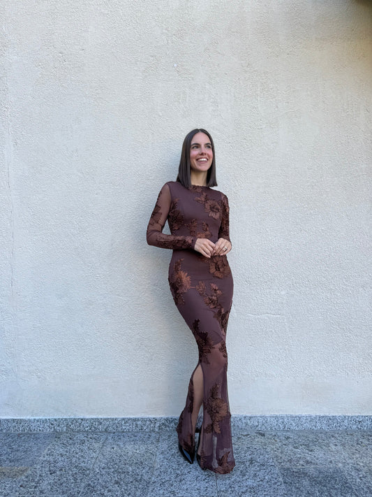 Abito tulle Romantica Cioccolato