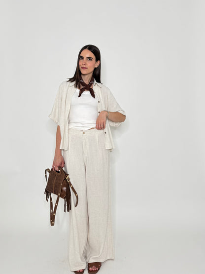 Completo Sofi in 100% cotone Panna