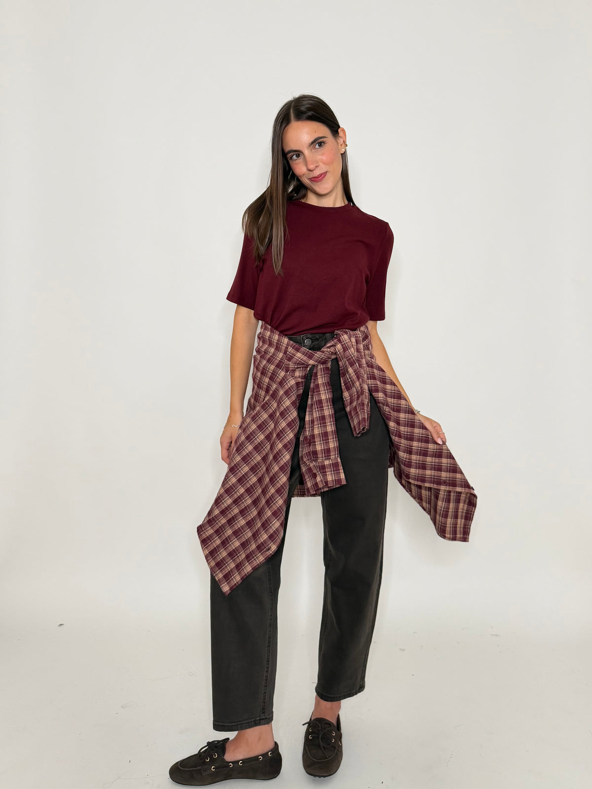 Jeans Mom Fit cioccolato freddo