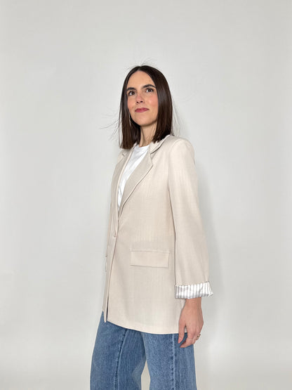 Giacca Office daily Beige