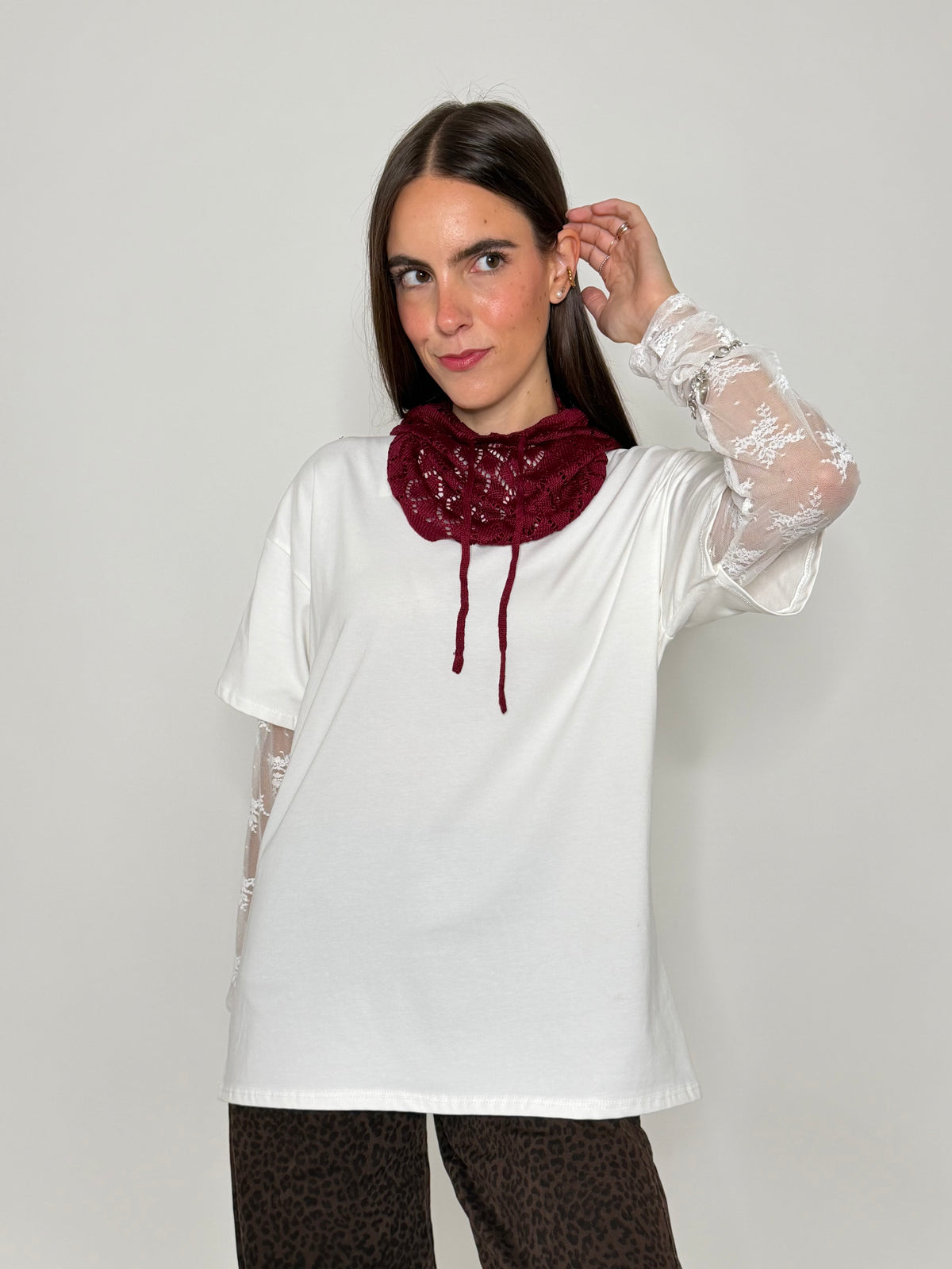 Balaclava viscosa Bordeaux