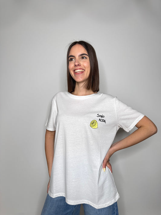 T-shirt "sono acida"