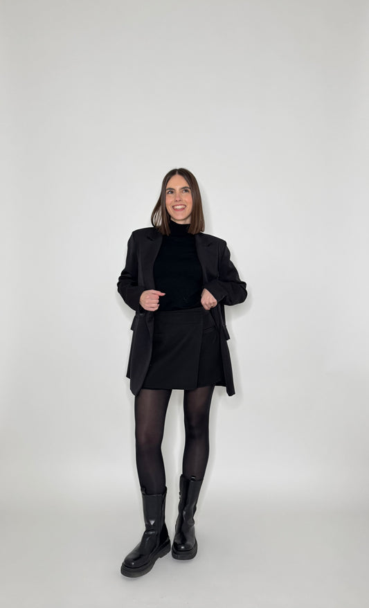 Gonna pantalone basic nera