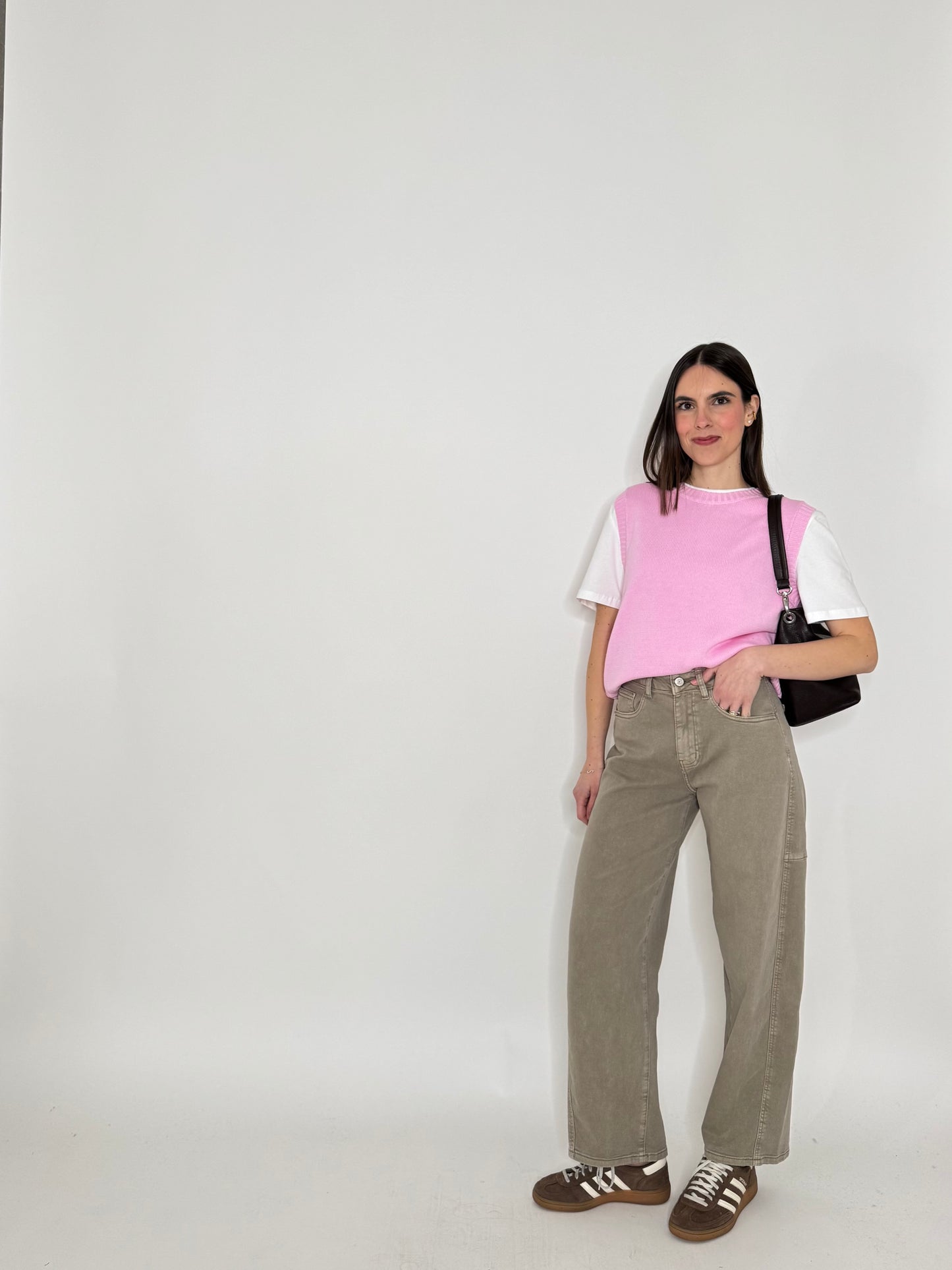 Jeans Barrel Sabbia