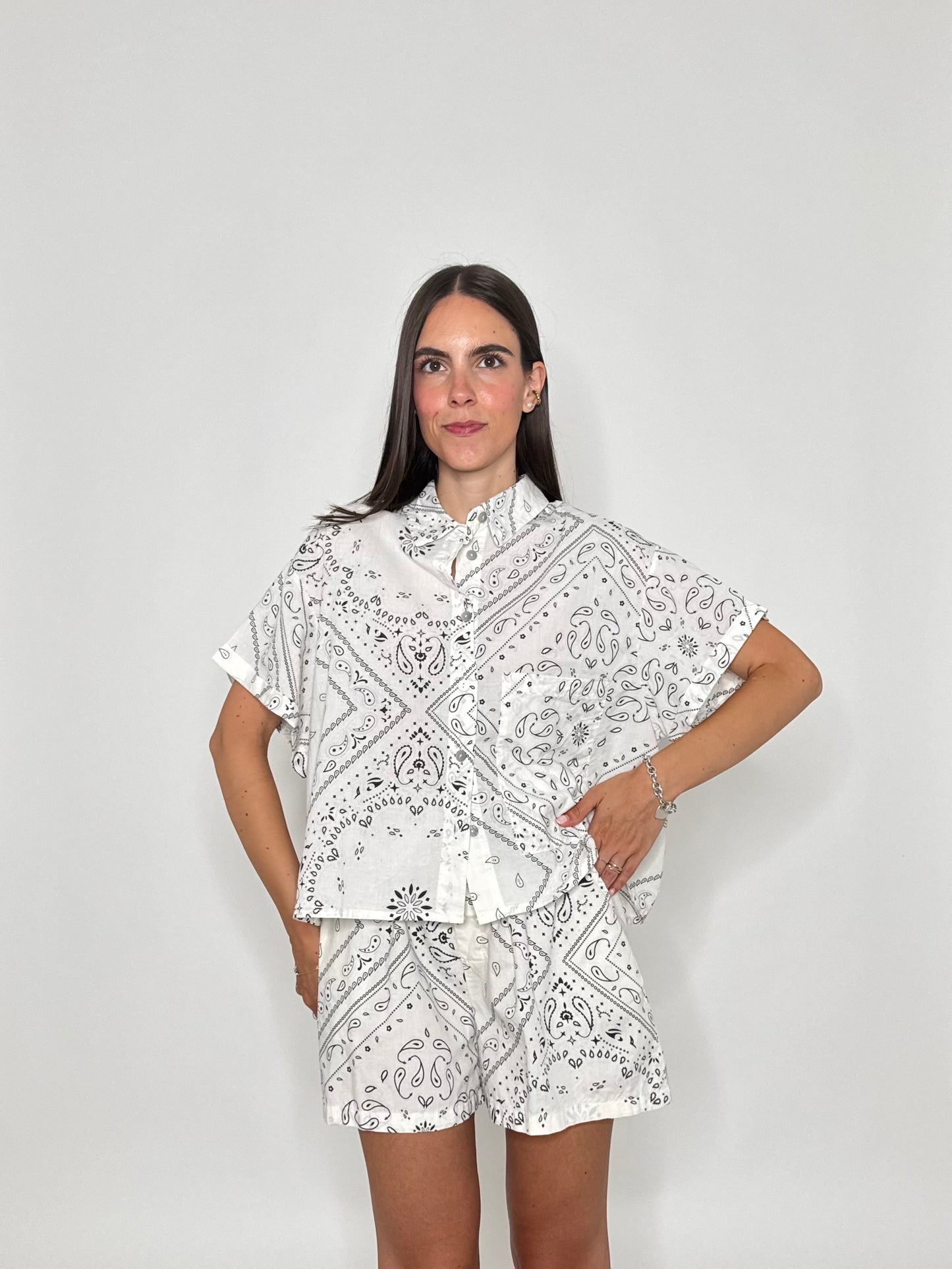 Camicia Bandana Burro 100% cotone