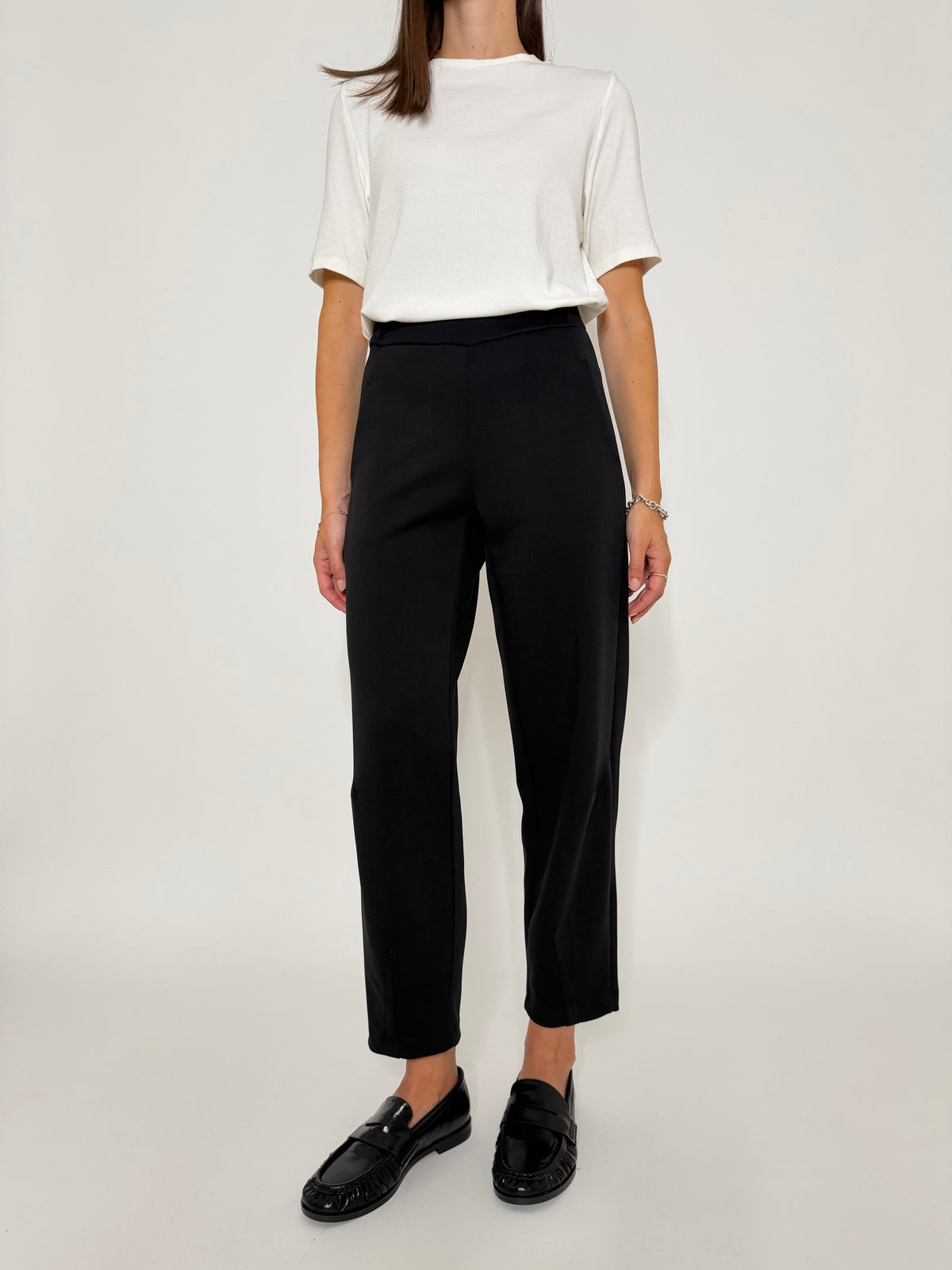 Pantalone ovetto in misto viscosa