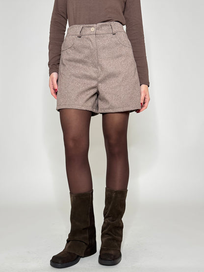 Bermuda spigato camel