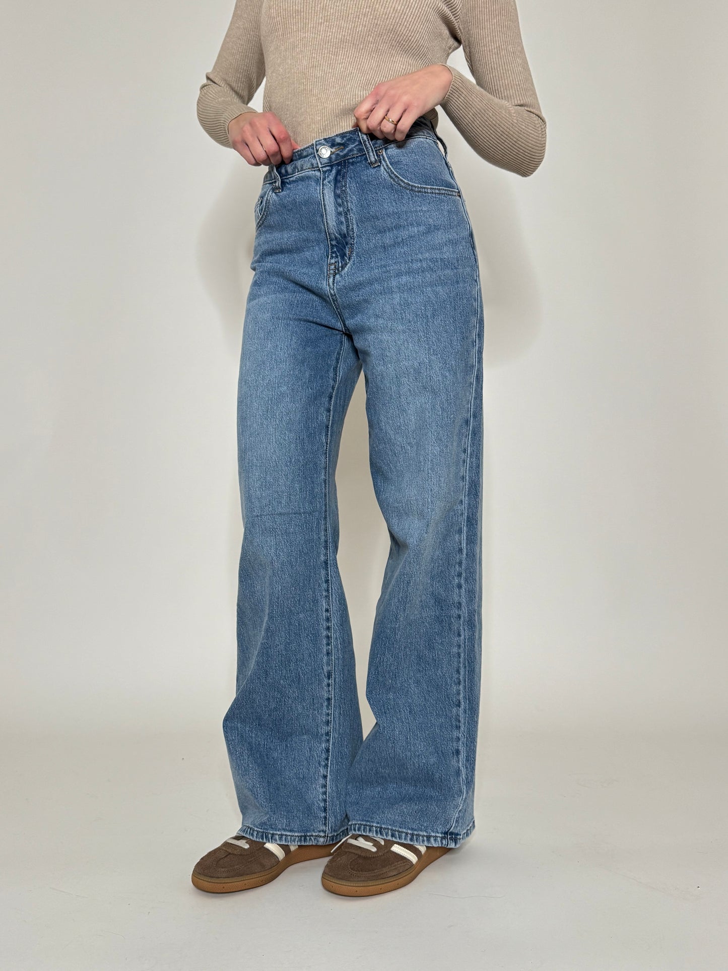 Jeans Wide Leg Daily Blue Milano