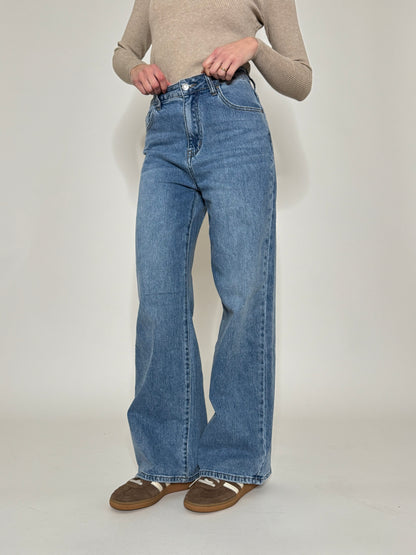 Jeans Wide Leg Daily Blue Milano