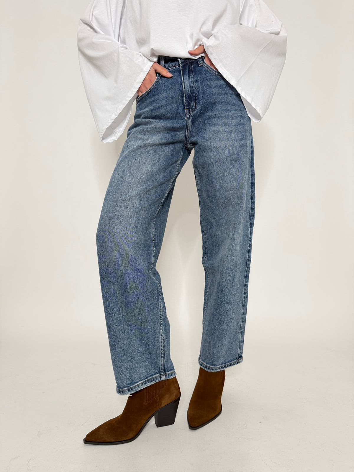Jeans Barrell “Aria” Fit Denim Blue