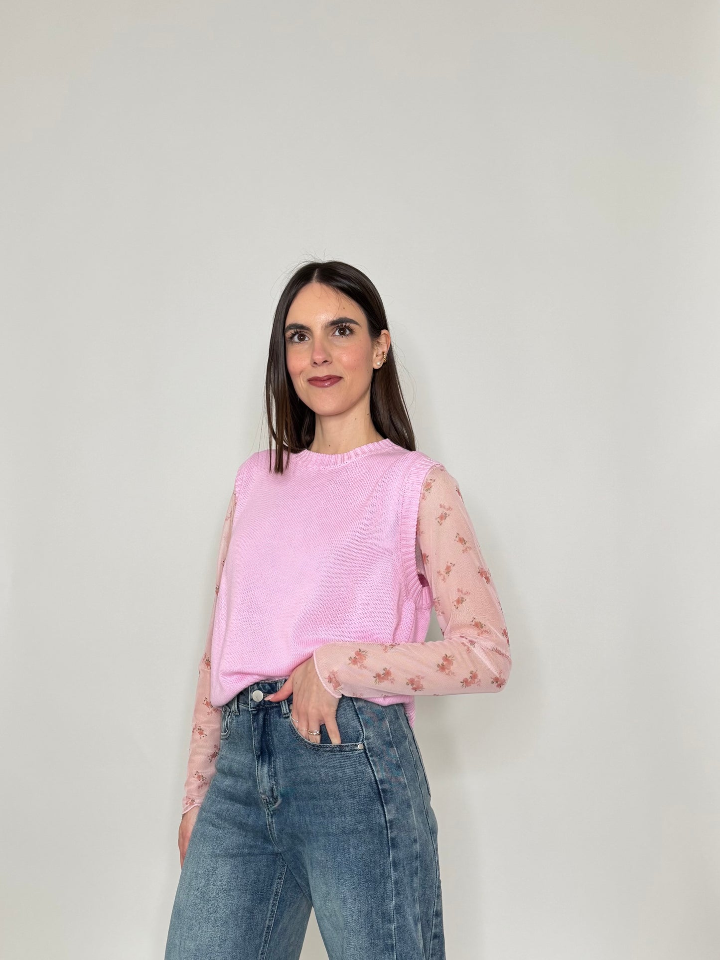 Gilet basic 100% cotone Bubble