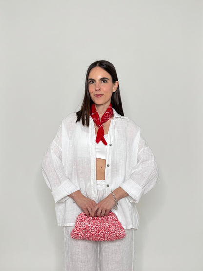 Camicia in lino Deserto Bianco