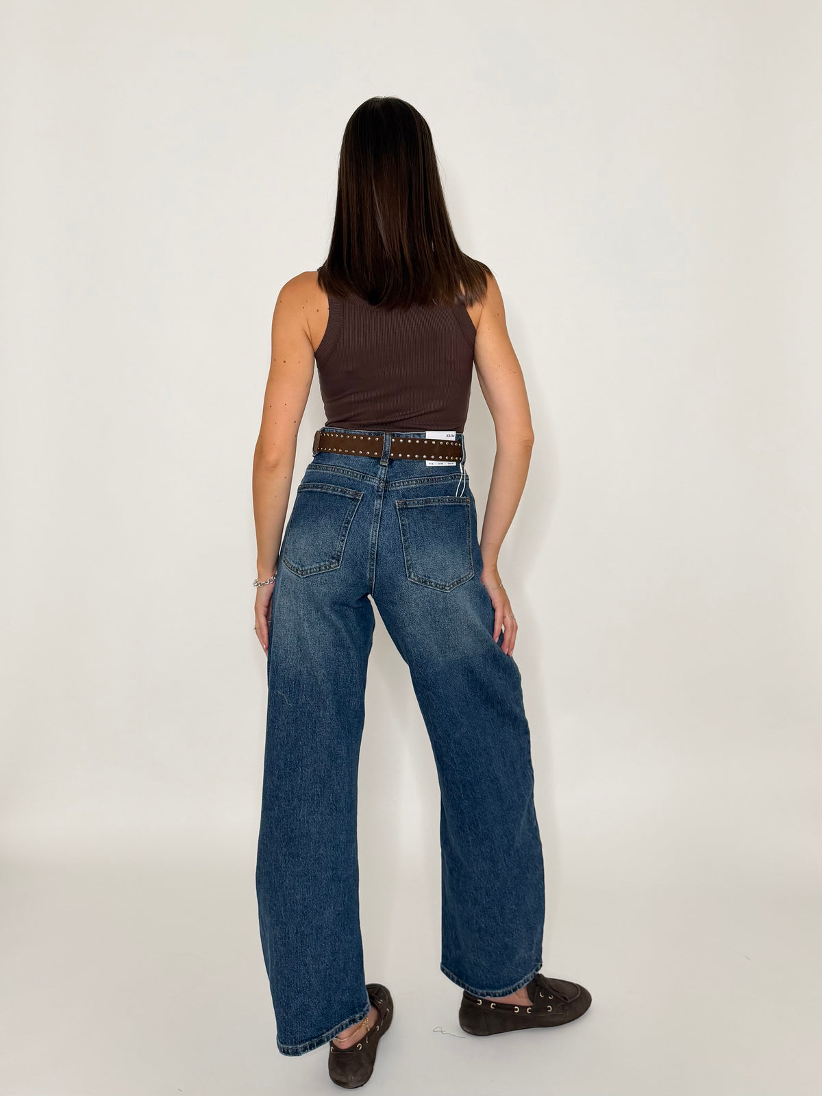 Jeans Balloon Fit in Denim Blu