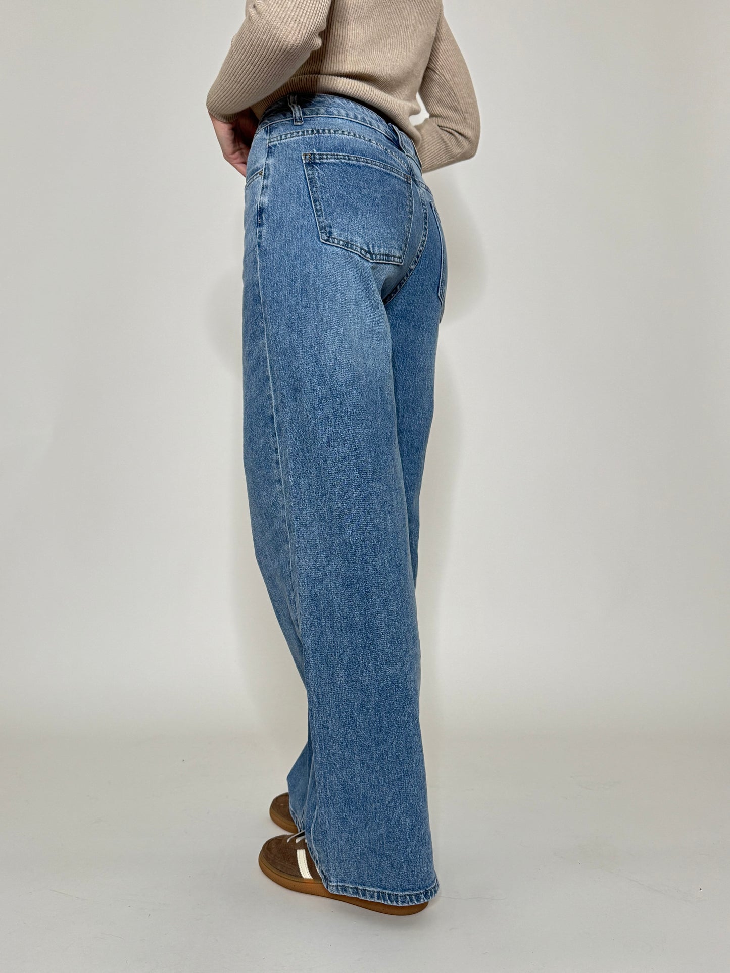 Jeans Wide Leg Daily Blue Milano