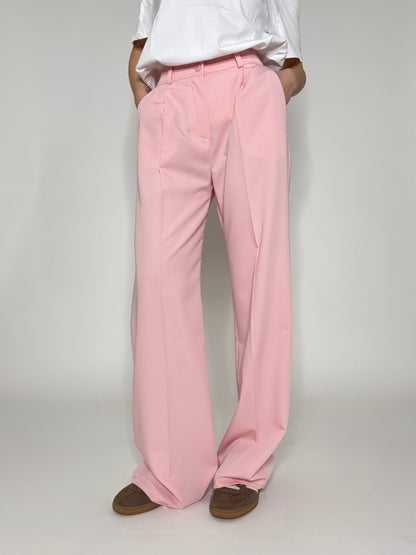 Pantalone palazzo taglio elegante viscosa Rosa