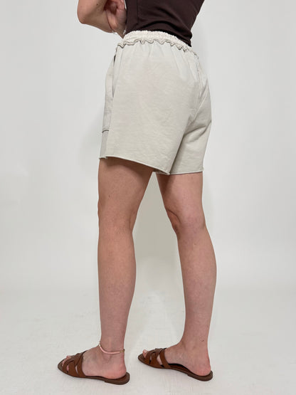 Pantaloncino in maglina cotone Comfy Sabbia