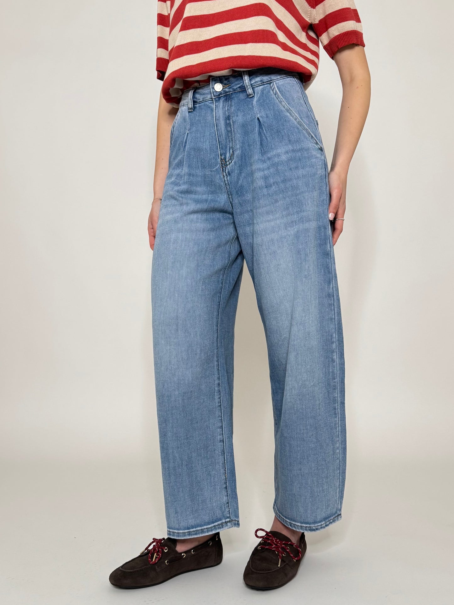 Jeans Ballon Soft in cotone leggero