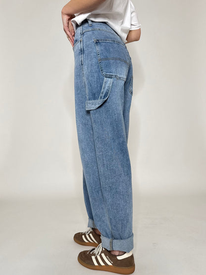 Jeans barrel light medium blue