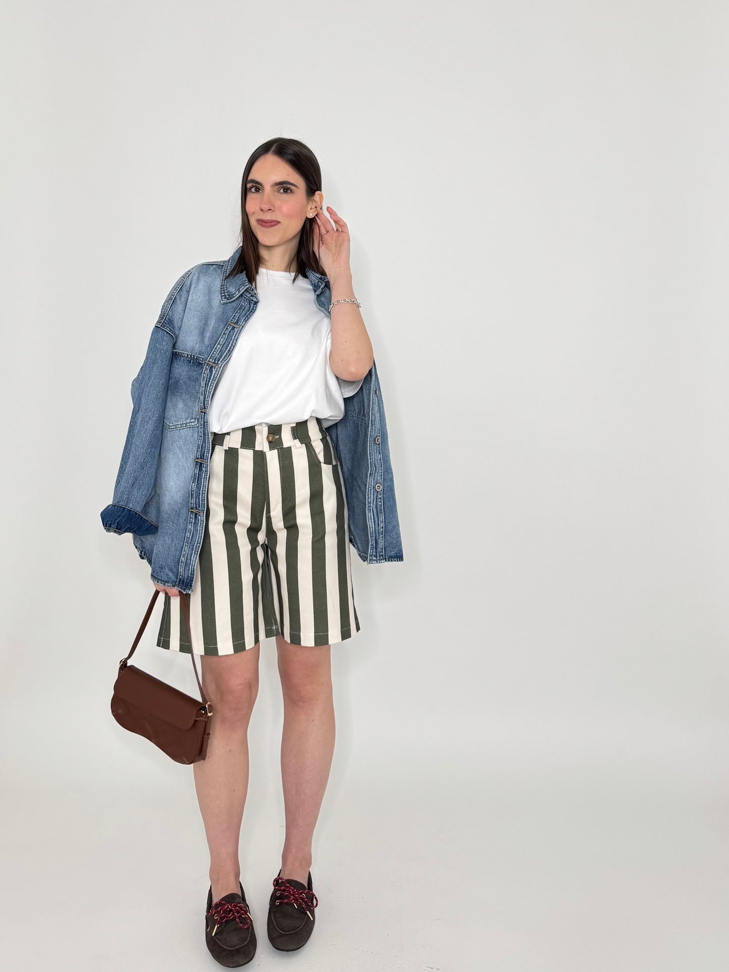Giacca camicia di jeans