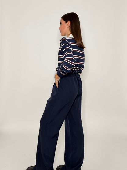 Pantalone taglio sartoriale blu - IN RIASSORTIMENTO