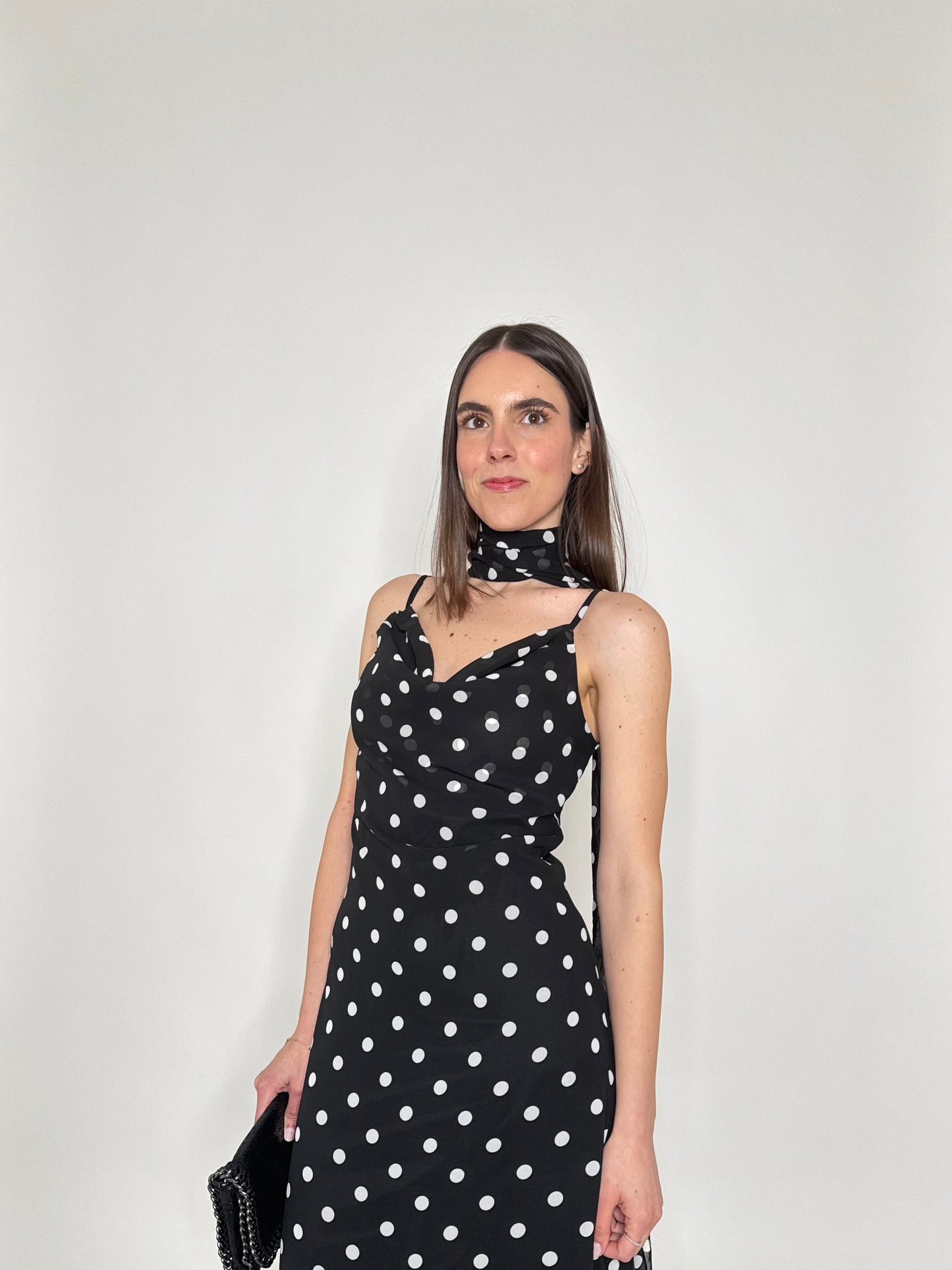 Abito Flamenco lungo pois Nero
