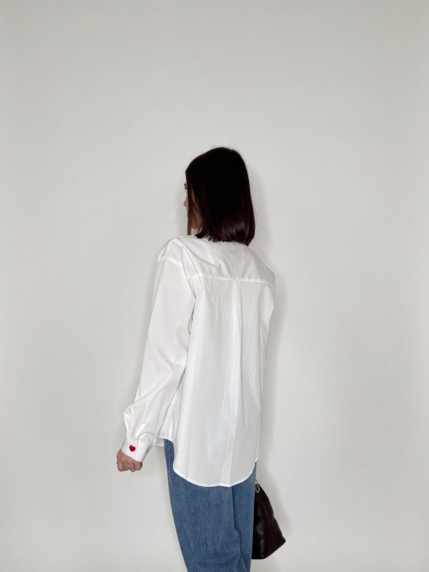 Camicia Dolce vita in cotone Bianco
