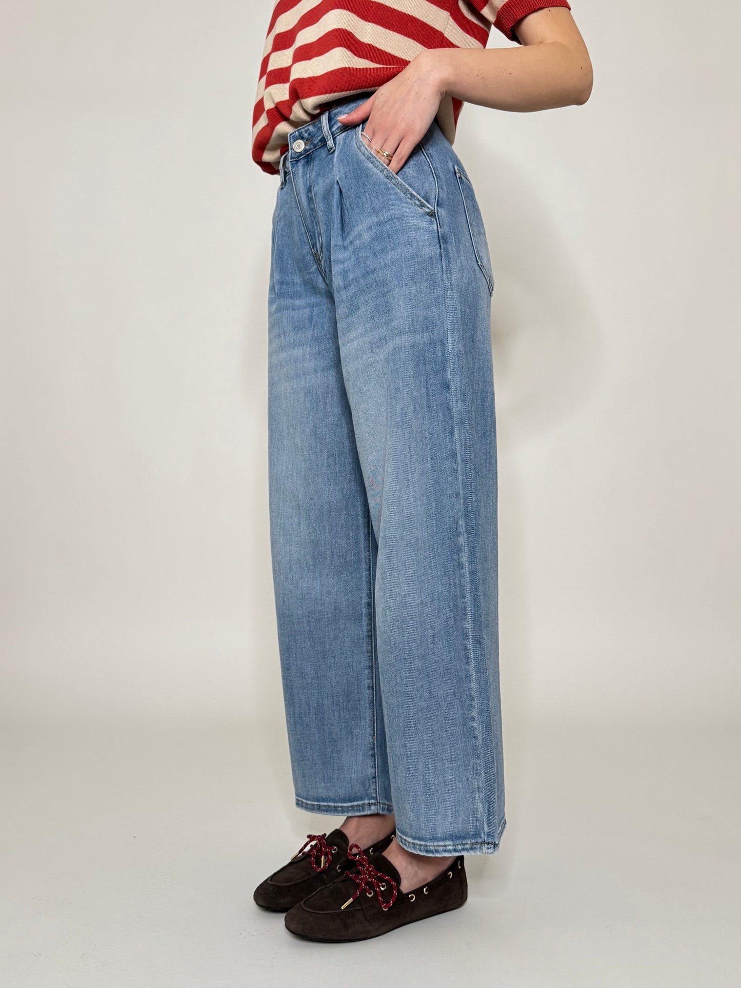 Jeans Ballon Soft in cotone leggero