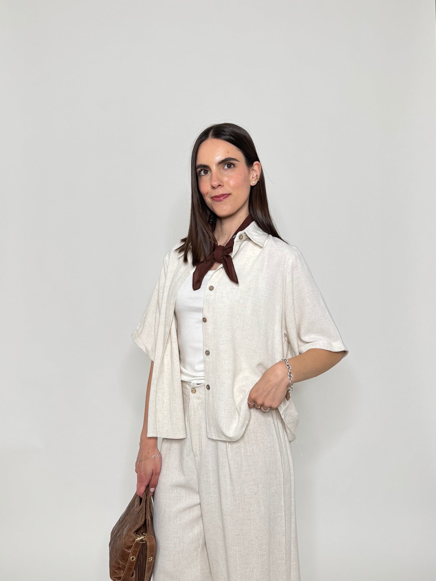 Completo Sofi in 100% cotone Panna