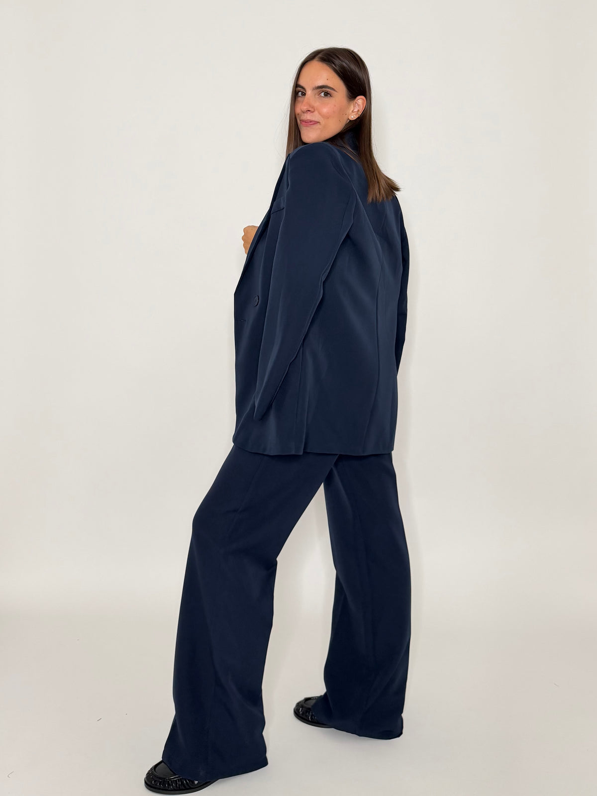 Pantalone taglio sartoriale blu - IN RIASSORTIMENTO