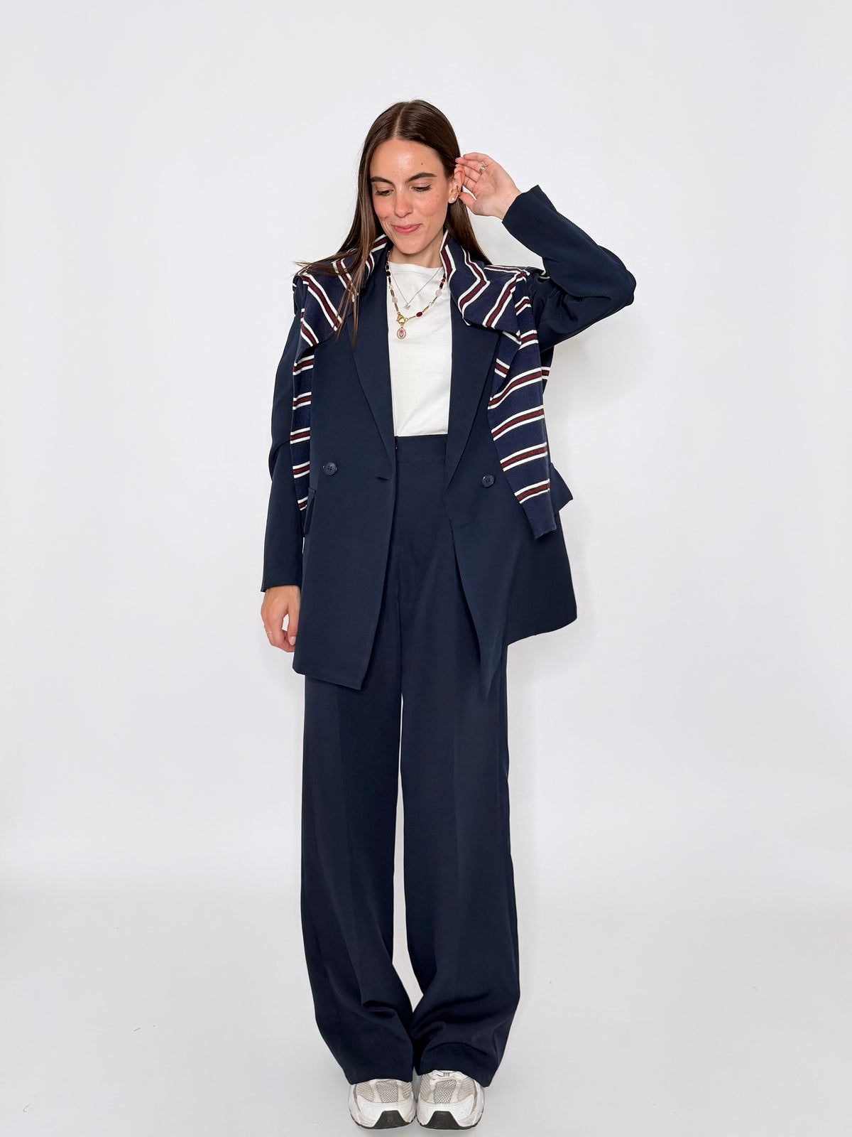 Pantalone taglio sartoriale blu - IN RIASSORTIMENTO