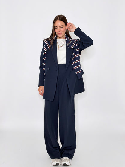 Pantalone taglio sartoriale blu - IN RIASSORTIMENTO