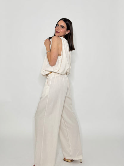 Completo Grace in fresca viscosa Panna