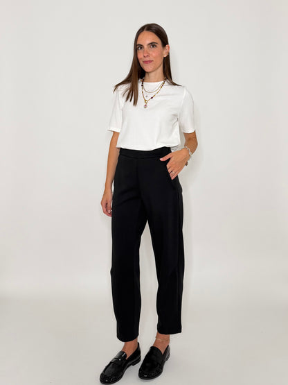 Pantalone ovetto in misto viscosa