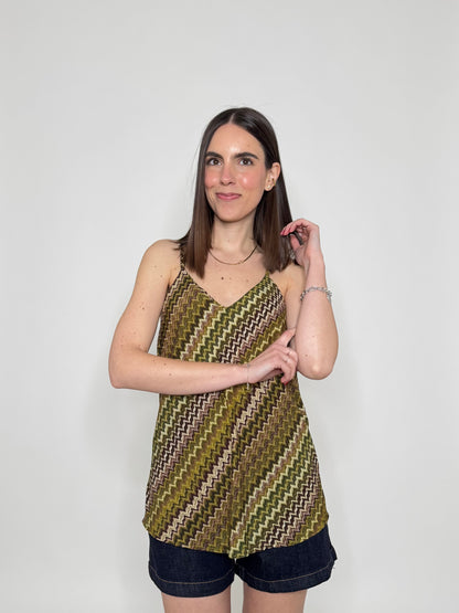 Top in viscosa stampa Missoni