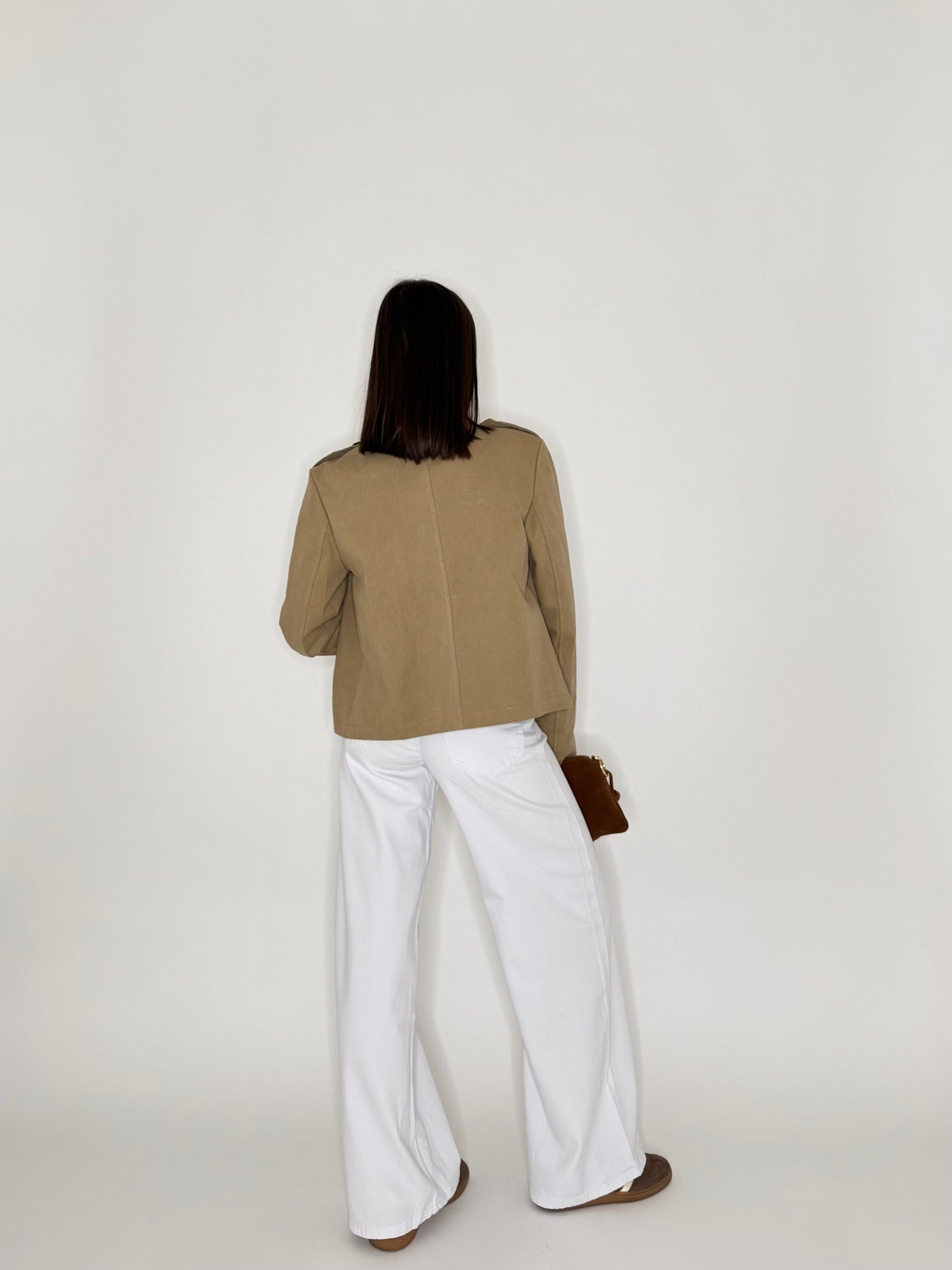 Jeans palazzo white