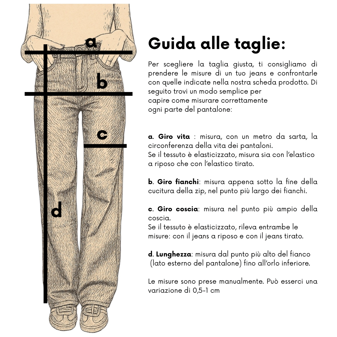 Jeans wide leg modello barrel